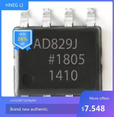 Модуль AD829JR AD829JRZ AD829J AD829 SOP8, 100% новый, бесплатная доставка