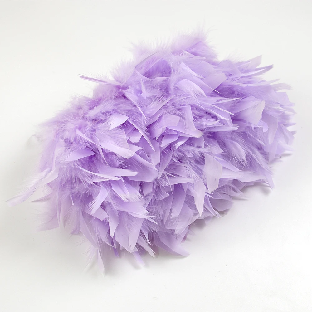 

2 ярда, натуральные перья индейки марабу, 10-15 см