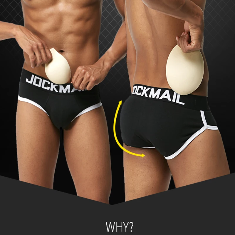 Мужские трусы для подтяжки ягодиц сексуальные поддельные трусики нижнее белье с