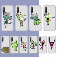 invader zim phone case for redmi note 5 7 8 9 10 a k20 pro max lite for xiaomi 10pro 10t