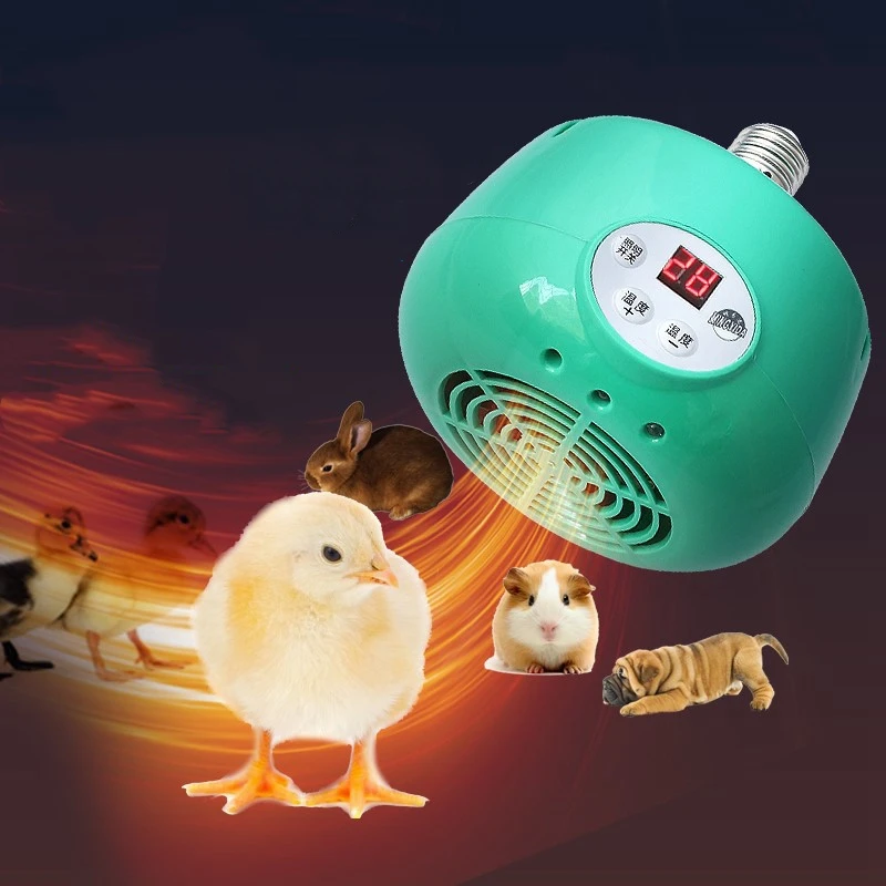 

Heating Lamp Farm Animal Warm Light For Chicken Piglet Dog Pet Thermostatic Temperature Controller Heater For Incubator
