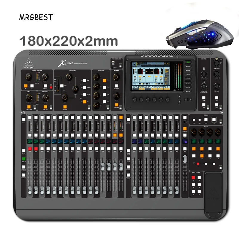 Крутой коврик от производителя Behringer X32 маленький для мыши игровая консоль