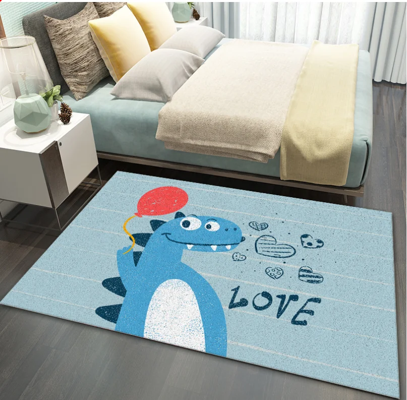 

Ins Korean breeze small fresh flower floor mat bedroom bathroom door absorbent non-slip carpet door mat bedside blanket