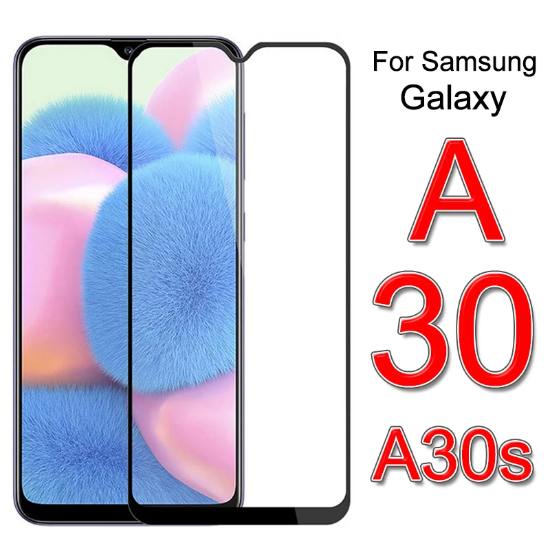 

9D Protective Glass for Samsung A30s A 30s A307F A307 SM-A307F Full Cover Screen Protector on Galaxy A30 Safety Tempered Glass