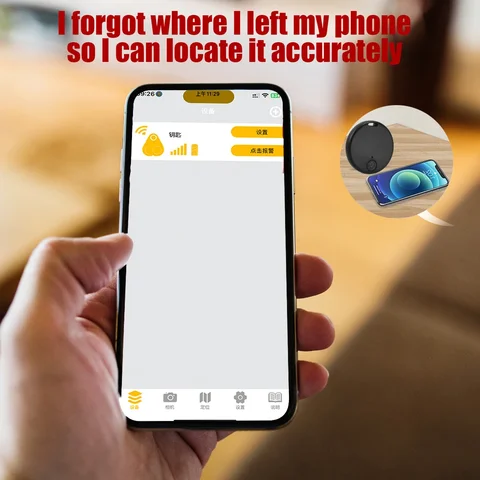 Умный GPS-трекер Bluetooth диагональю дюйма, антибликовые локаторы для кошек и собак, поиск кошелька, аксессуары для устройства отслеживания