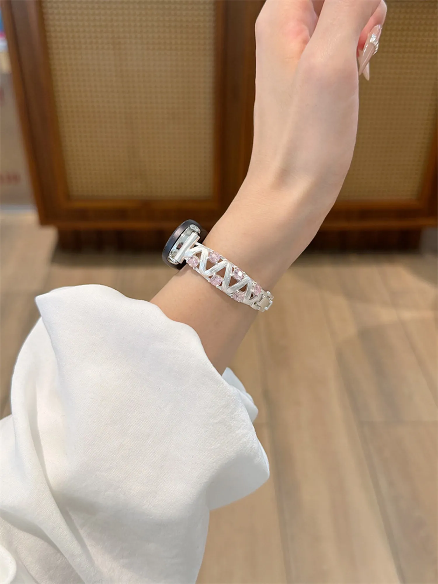 Фото Новый металлический ремешок для XIAOMI Band 10 9 8, металлический браслет-цепочка, аксессуары для NFC-браслетов №4