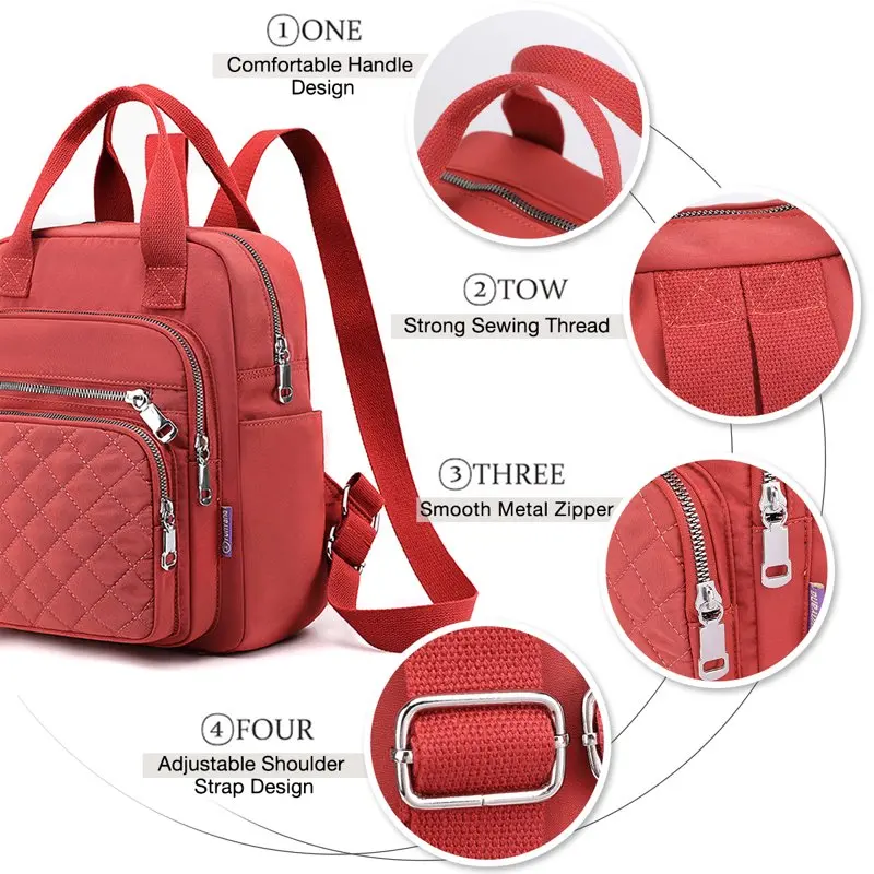 Backpack Purse for Women Fashion Designer Travel Large Ladies handbags