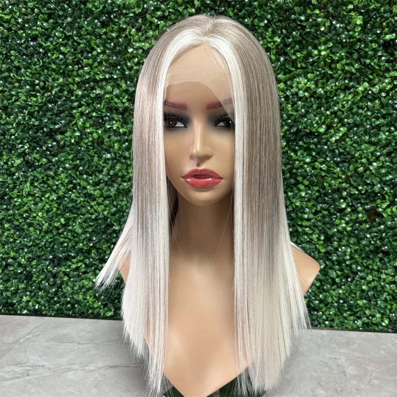 Парик из синтетических волос на сетке 14/16 дюймов