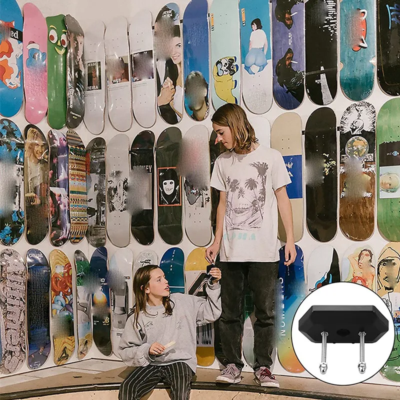 

Skateboard Wall-Mounted Skateboard Hook, Used To Display And Store Skateboards,Floating Effect,Skateboard Equipment