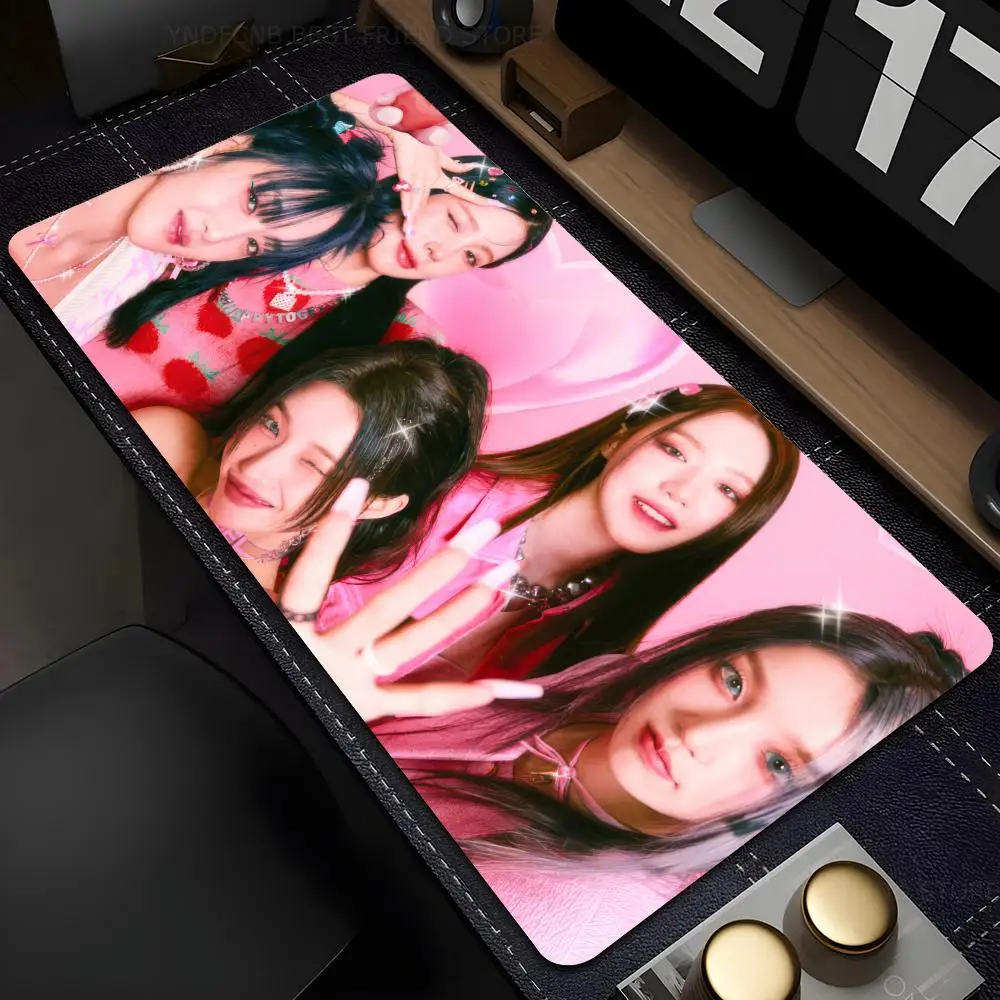 Kpop Girls Group коврик для мыши большие аксессуары компьютерных игр коврики (G)I-DLE