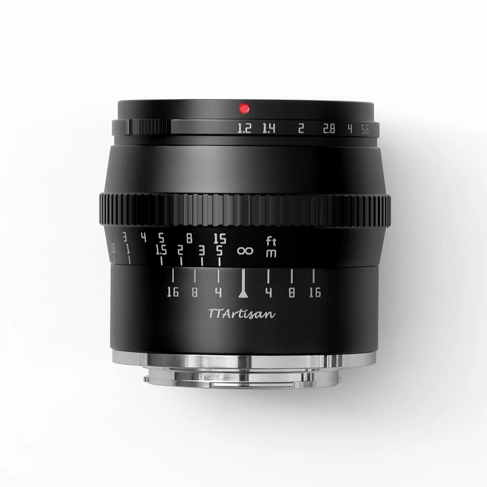 Фото Топ 50 мм F1.2 APS-C Большая диафрагма ручной фокус объектив с фиксированным фокусом для Sony E Fujifilm M4/3 Canon M Nikon Z L Mount Cameras №2