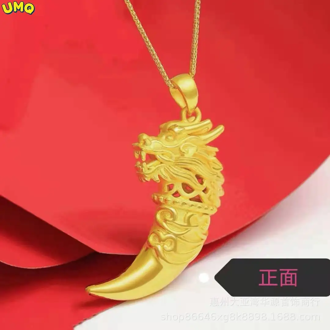 

Ожерелье ноготь с кулоном мужское, цепочка с покрытием из 18-каратного золота, модное ювелирное изделие под золото для свадьбы, Дня Святого В...