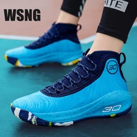 wsng brand mens shoes professional basketball shoes non slip high top couple shoes wear resistant outdoor sports shoes women