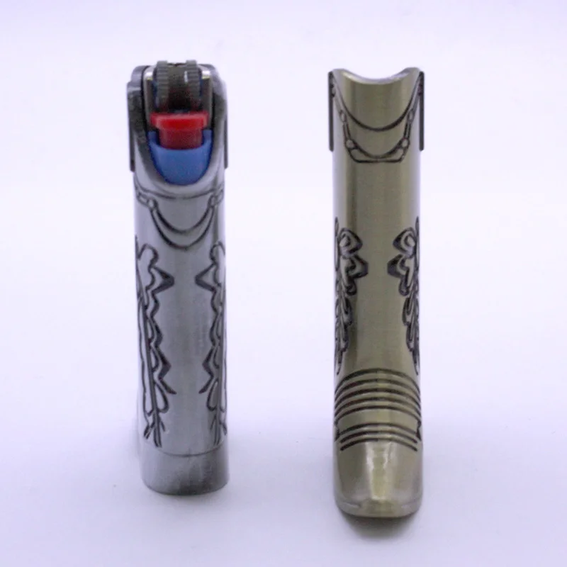 Ретро-сапоги металлический чехол для зажигалки держатель мини-размера Bic рукав J5