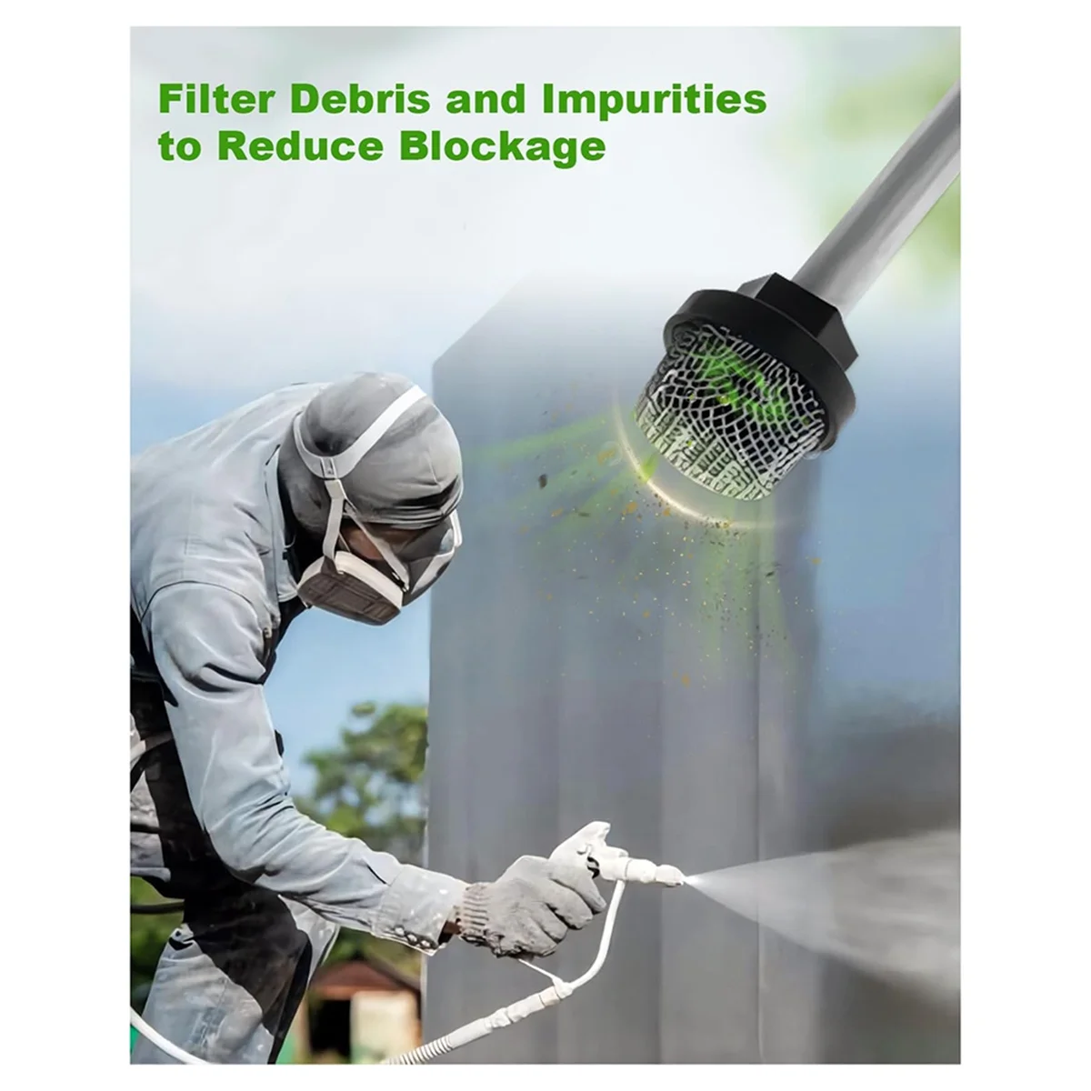 700805 /700-805 Безвоздушный распылитель краски Воздушный впускной фильтр Подходит для