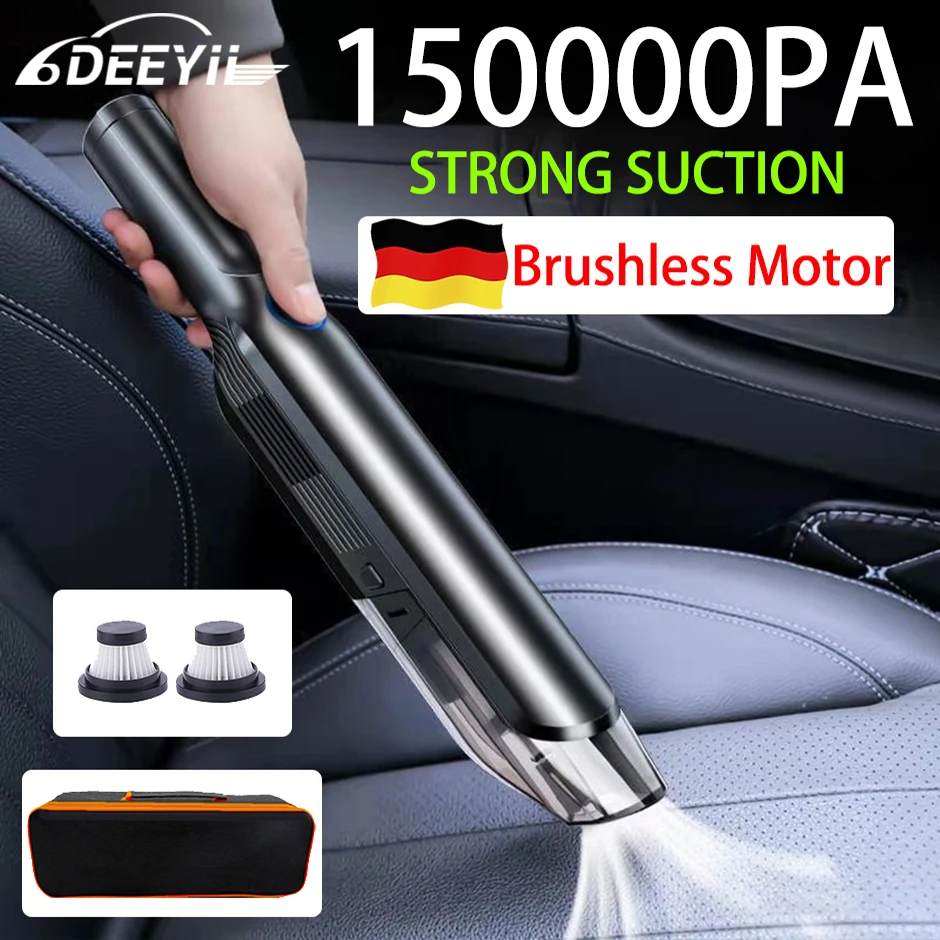 

150000Pa Car Vacuum Cleaner Wireless Handheld Vacuum Cleaner for Home Desktop Keyboard Cleaning Wet And Dry Vacuum Cleaner