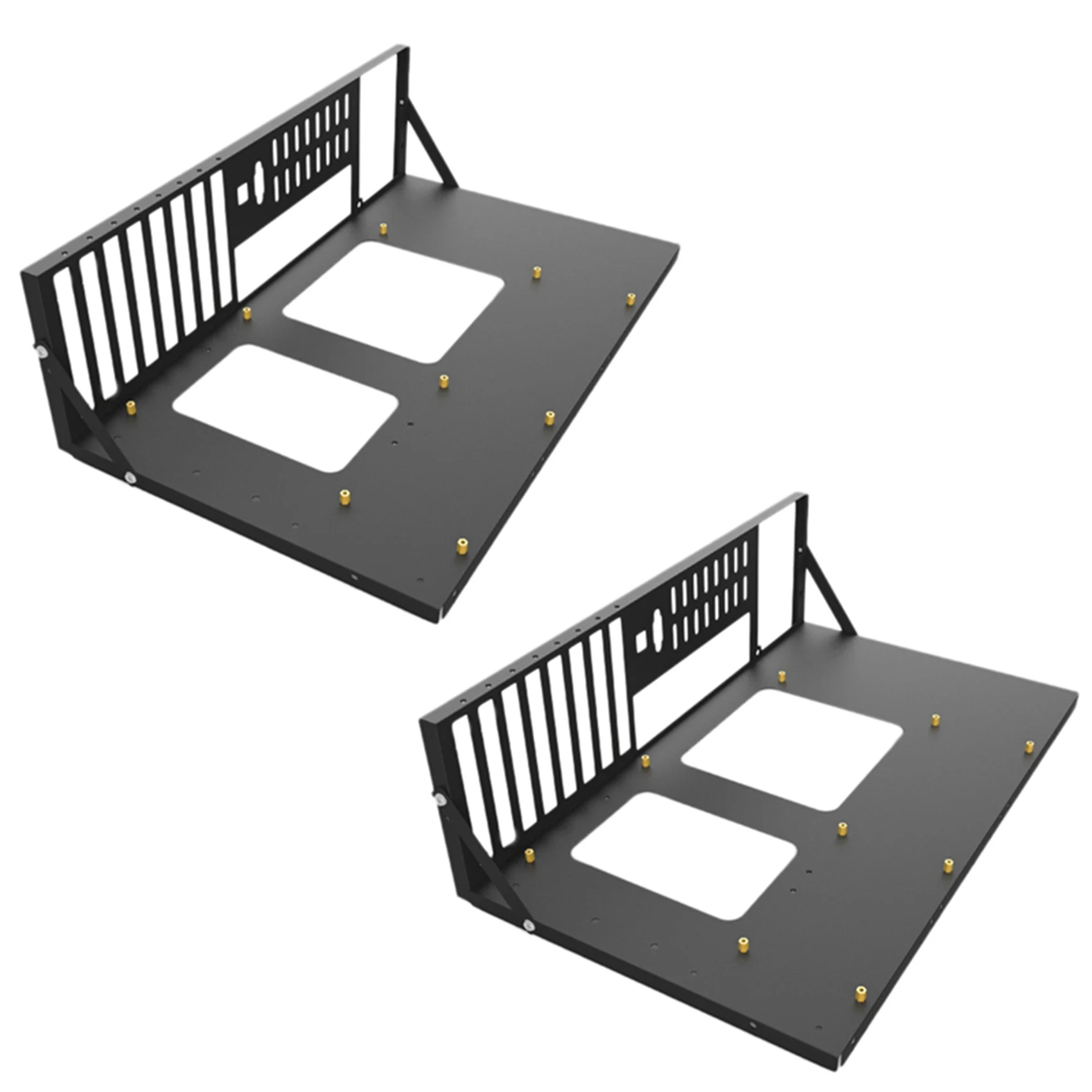 

2X Mining Frame Mining ETH Motherboard Bracket Thickened Bitcoin Mining Rig Case Support ITX/ Mini ATX for 8 GPU(ATX)