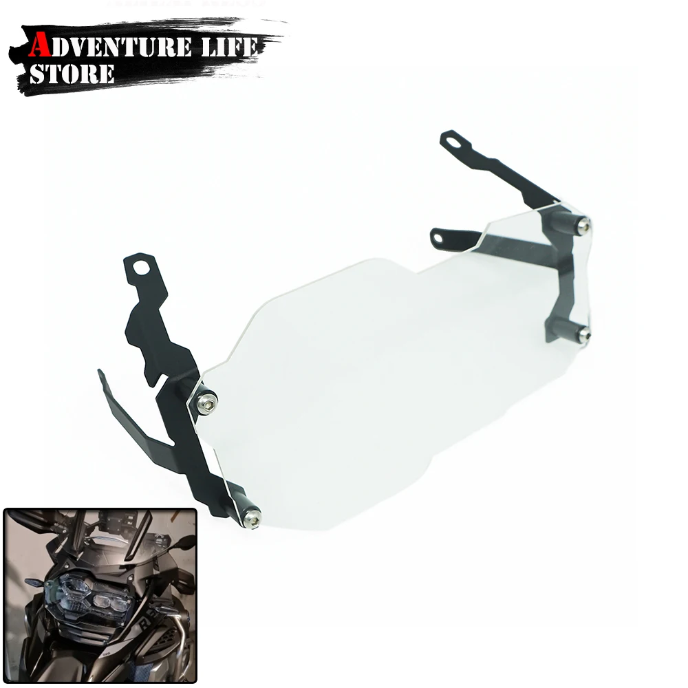 

For BMW R1200GS ADV LC R 1200GS R 1200 GS Adventure Motorcycle Headlight Guard Protector Lens Cover Transparent Accessories