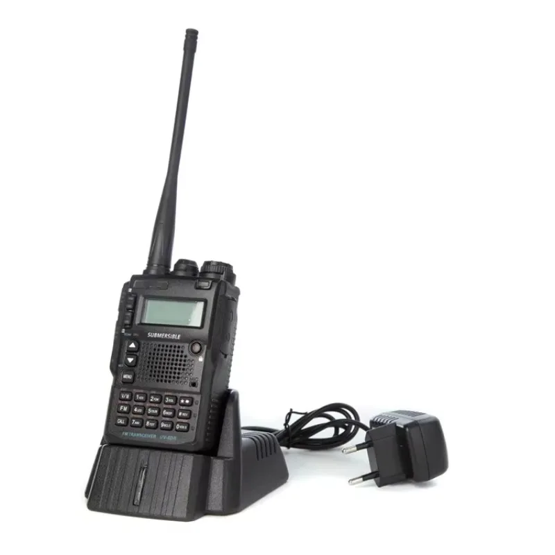 Фото JMTech Лидер продаж, трехдиапазонная FM-радиолюбитель 136-174/240-260/400-470 МГц UV-8DR с рацией Yaesu VX-8D №1