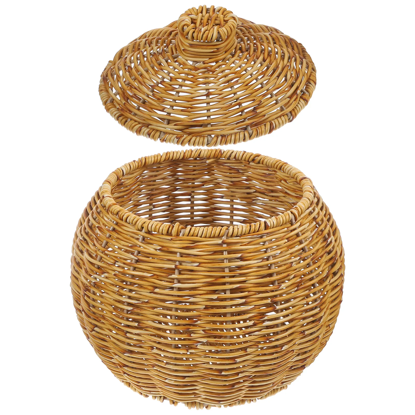 

Basket Storagelid Woven Baskets Lids Decorative Sundries Indoormulti Function Toy Lidded