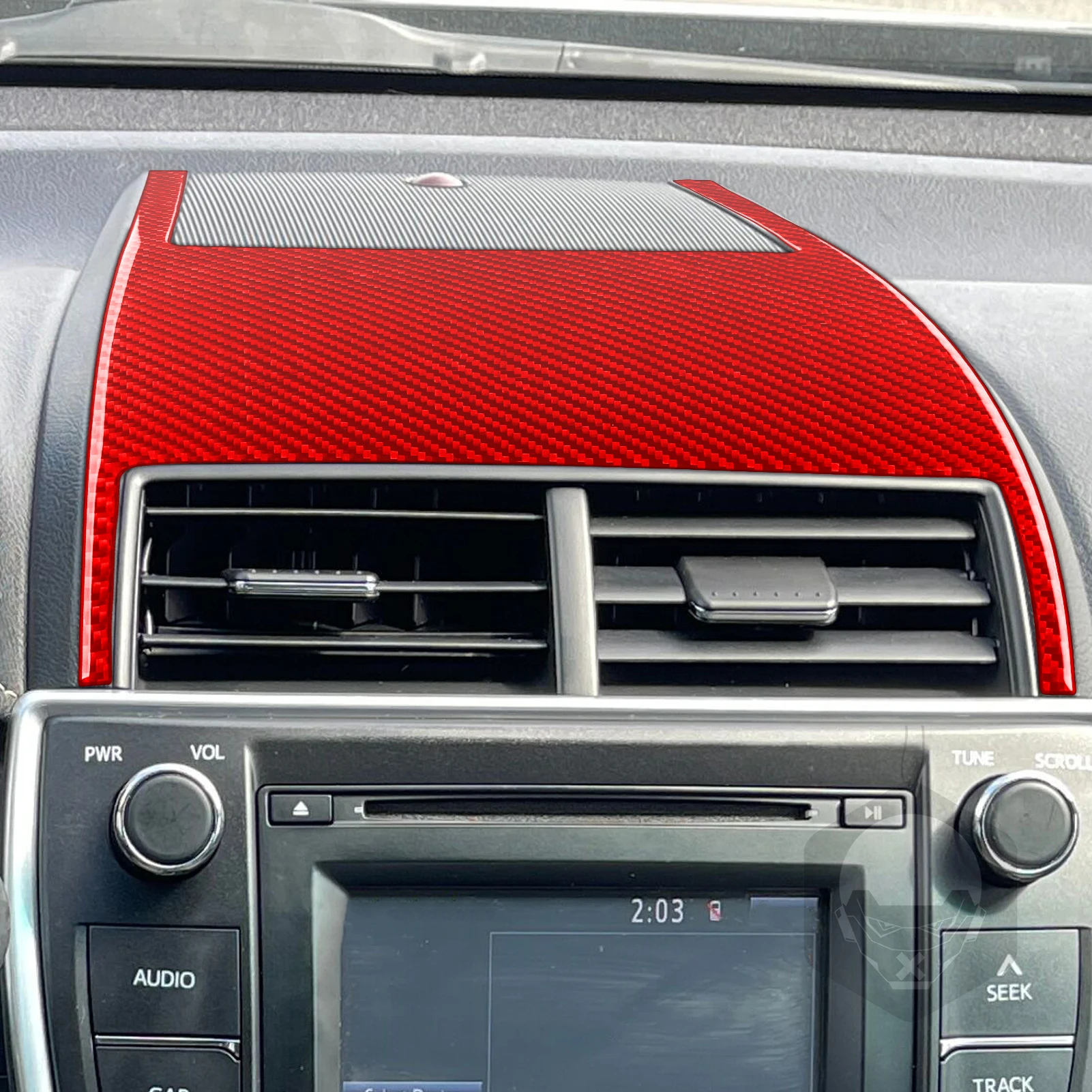 Наклейка из углеродного волокна для Toyota Camry 2015 2016 2017