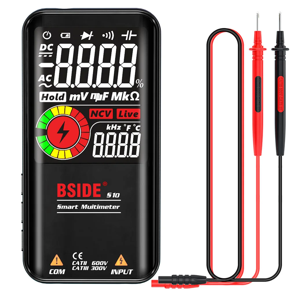 

Smart Digital Multimeter LCD Display Electrician Maintenance Detector Anti-Burn High-precision Voltage Indicator Household Tools