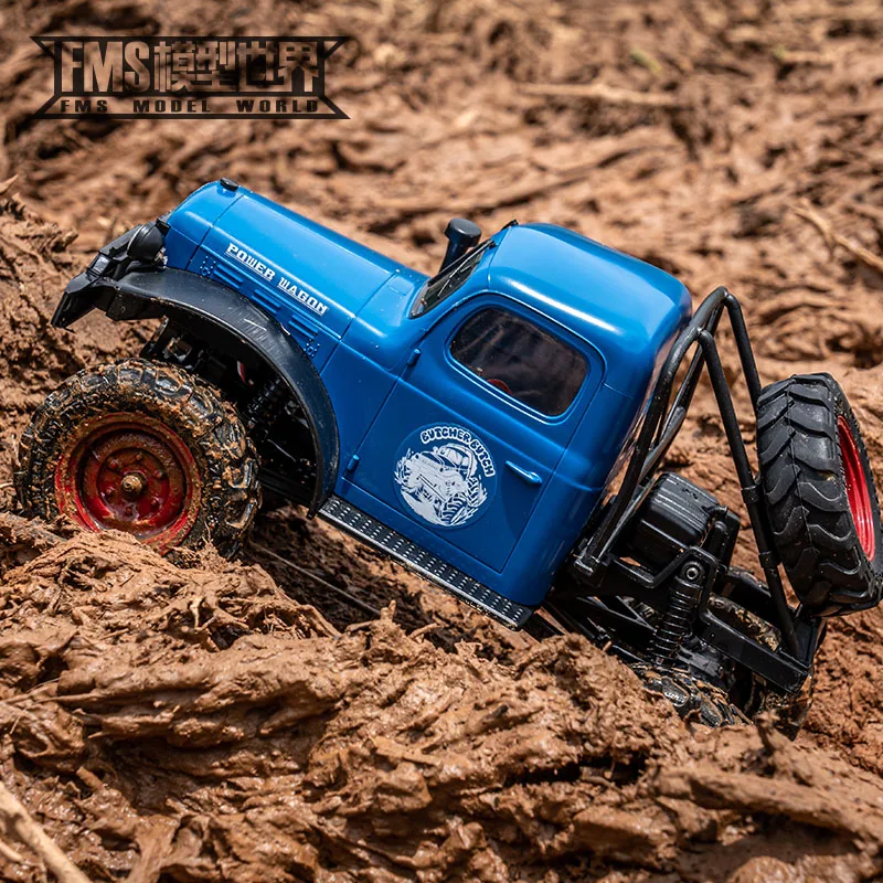 Фото Радиоуправляемый внедорожник FMS 1/24 FCX24 RTR Power Wagon 4WD для пустыни, песка, грунтовых дорог, коллекционная модель для хобби, игрушка для мальчиков и взрослых №3