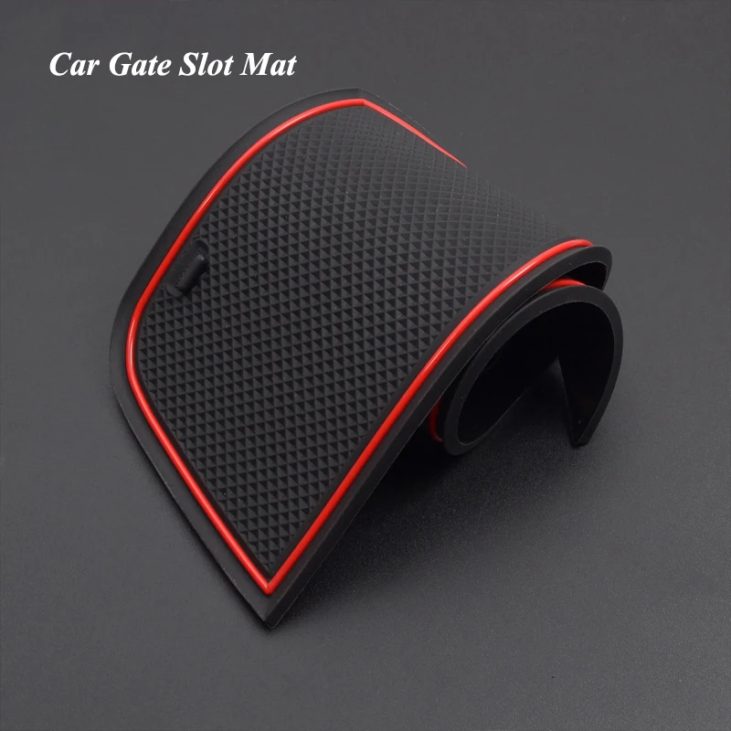 

Anti-Slip Gate Slot Mat Rubber Coaster For Nissan Kicks 2020 + Non-Slip Mats Door Groove Pad Car Interior Accessories