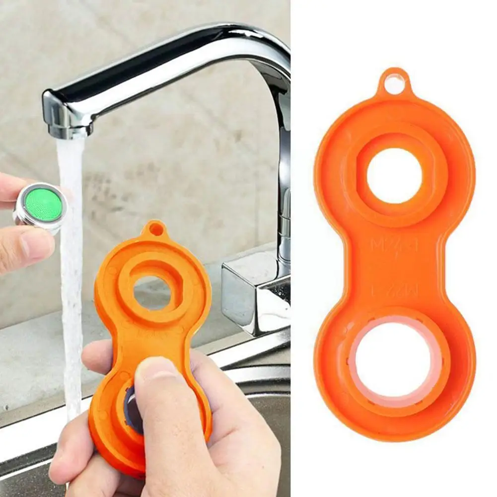 

4 In1 Yellow Plastic Bubbler Wrench Removal Tool Aerator Sink Wrench Sprinkle Basin Faucet Kitchen Tool Disassemble Y6s9