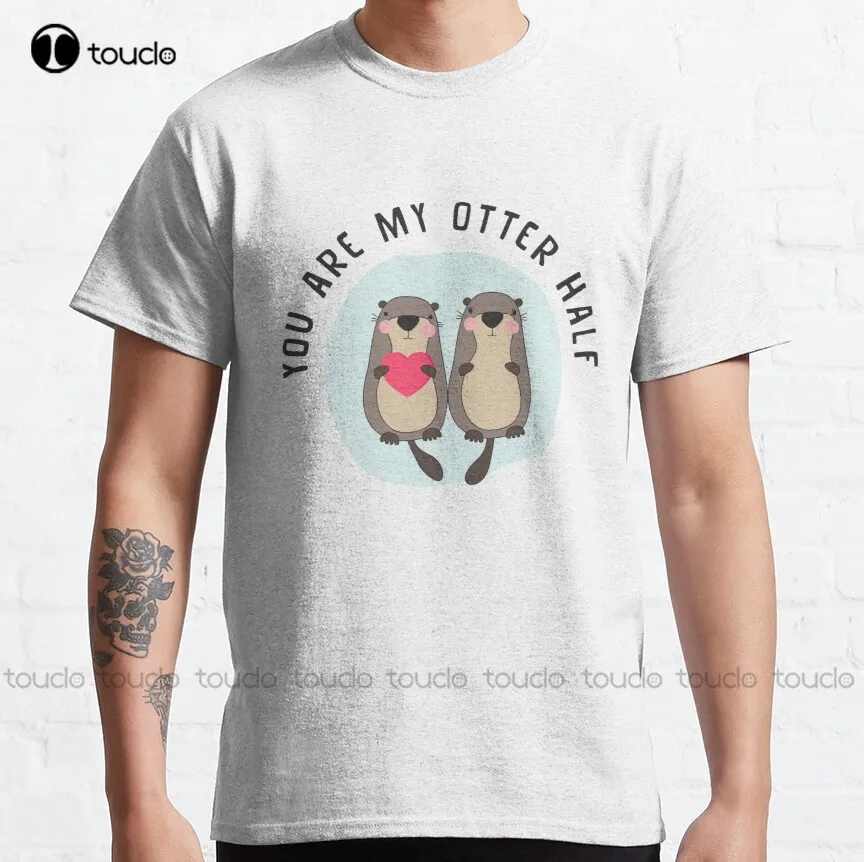

Футболка женская полузабавная с надписью «You Are My Otter»