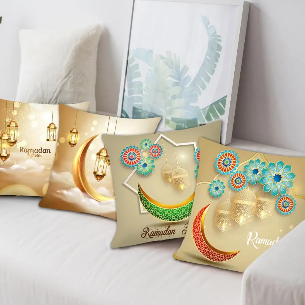 

Cushion Throw Case Wrinkle Resistant Pillow Case Square Replaceable Cushion Throw Case