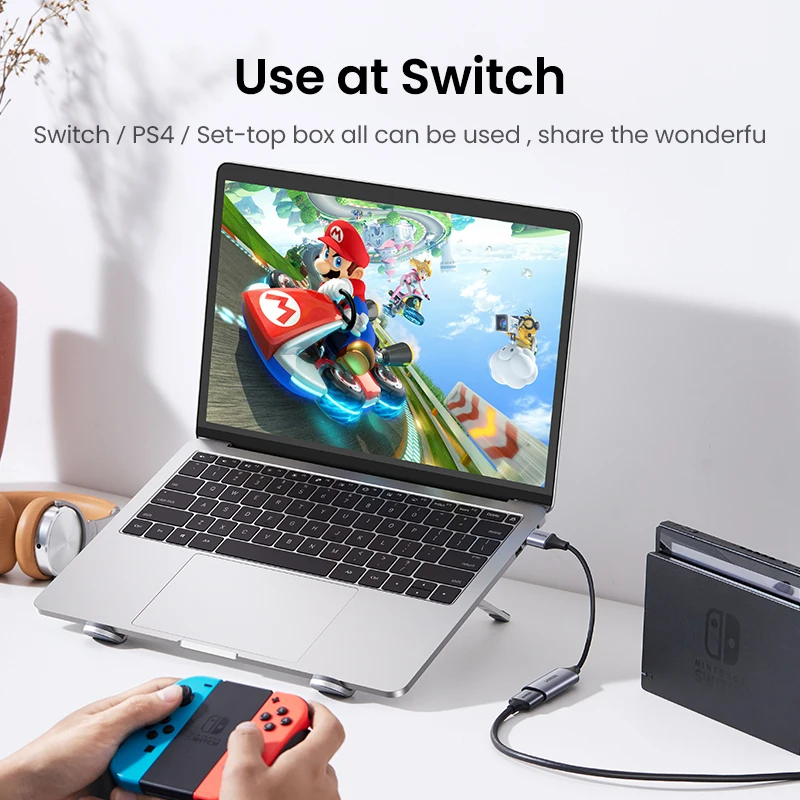 【 NEW-IN 】 Ugreen Карта видеозахвата 4K HDMI к USB/Type-C видео Захват коробка для PS5