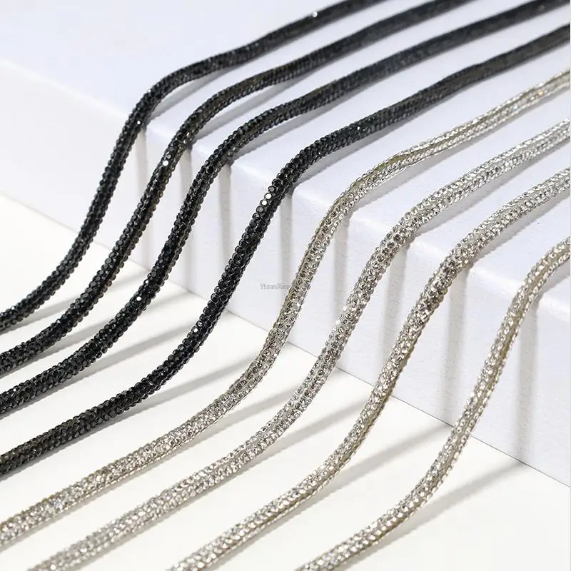

1PCS Laser Rainbow Diamond Shoe laces Luxury Rhinestone Shoelaces Sneakers Laces Shoes Round Shoelace Coat Rope Shoe Accessories