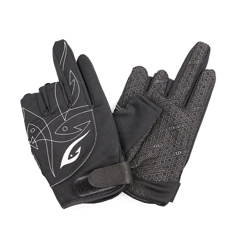 Перчатки для рыбалки RYOJIN-Three-Finger мужчин и женщин ветрозащитные водонепроницаемые