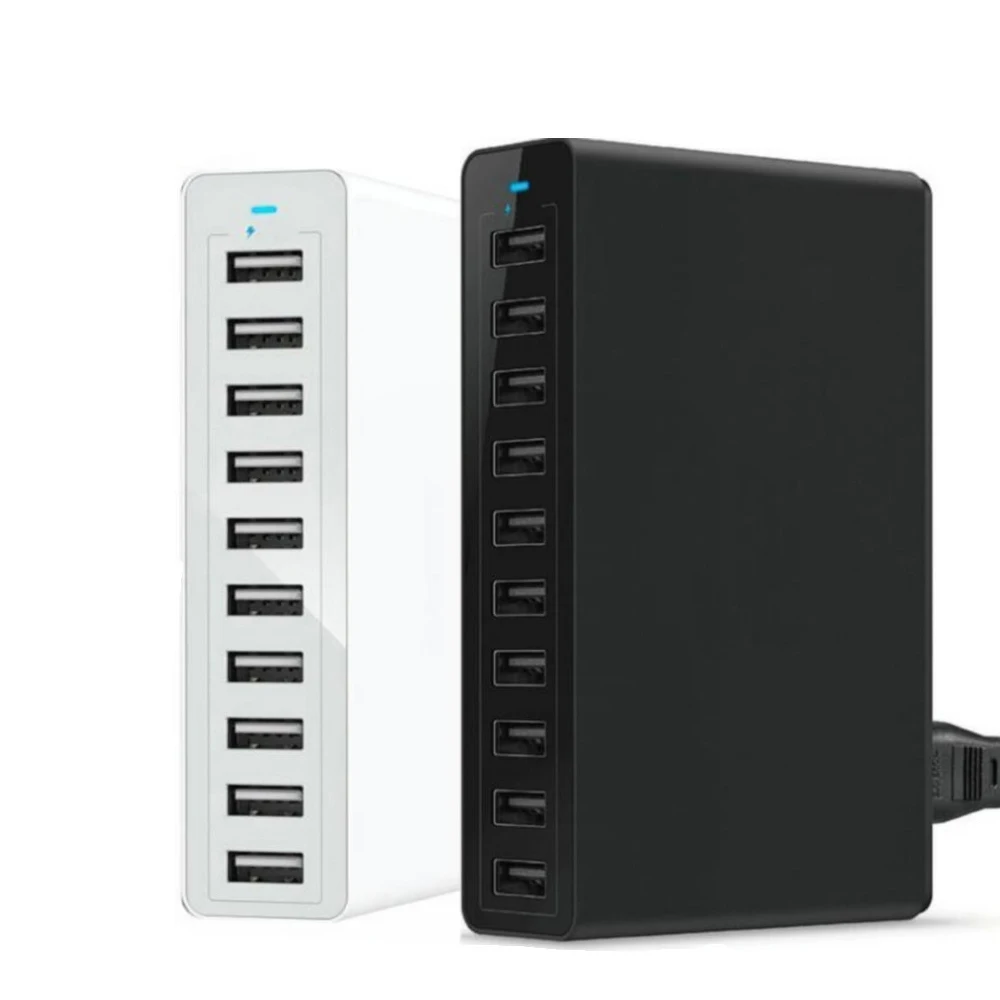

Зарядная док-станция с 10 USB-портами и кабелем, 50 Вт