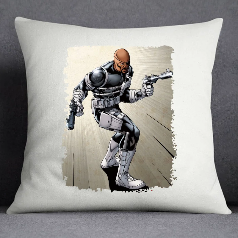 Термоклейкие нашивки с принтом Капитан Америка