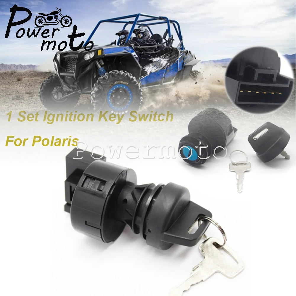 

3-Position Motorcycle Ignition Key Switch For Polaris Sportsman 300 550 RZR Ranger 400 425 500 XP 570 700 800 900 1000 Scrambler