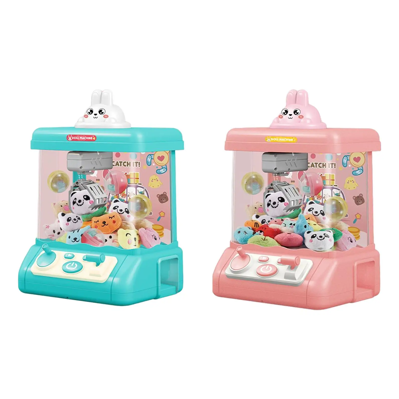 

DIY Claw Machine with Lights and Sound Intelligent System Arcade Game Cute