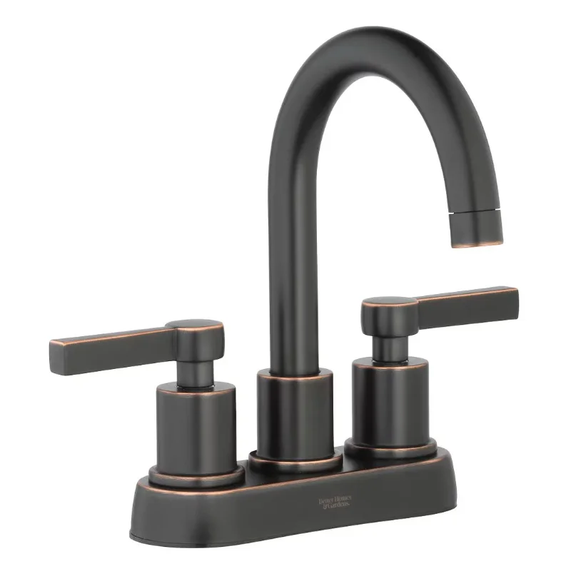 

Better Homes & Gardens Holbrook Two Handle Bathroom Sink Faucet, Oil-Rubbed Bronzemodern kitchen faucet