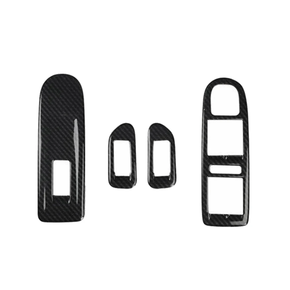 

Carbon Fiber Window Lift Panel Switch Cover Trim for Golf 6 MK6 - 2008-2012 Accessories Interior Decoration