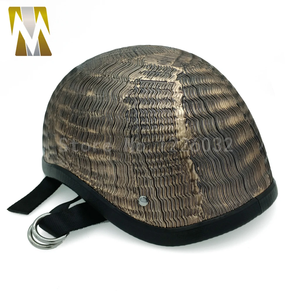 Шлем мотоциклетный универсальный защитный полушлем из АБС-пластика в стиле