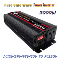 3000w pure sine wave power inverter for solar systemsolar panelhomeoutdoorrvcamping wave power inverter