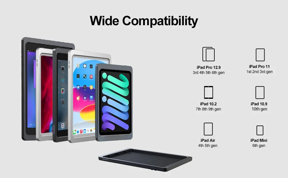 Магнитная подставка EMONITA с зарядным чехлом для iPad Mini 6 2021 дюйма 18 Вт USB C кабель
