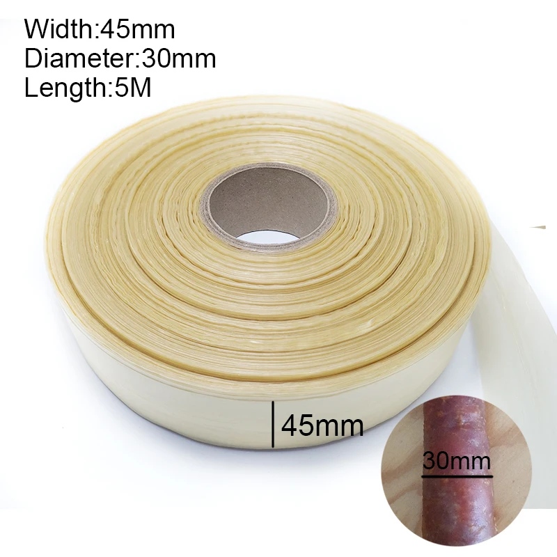 Оболочка для изготовления колбасок гамбургеров колбасных изделий 30 мм * 5 м -