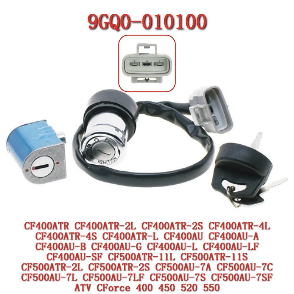 

Переключатель блокировки Assy 9GQ0-010100 ключ зажигания для CFMoto CForce 450S 450L 520L 520S 400ATR 400AU-B 400AU-L 500AU-7S 500AU-7L 500ATR