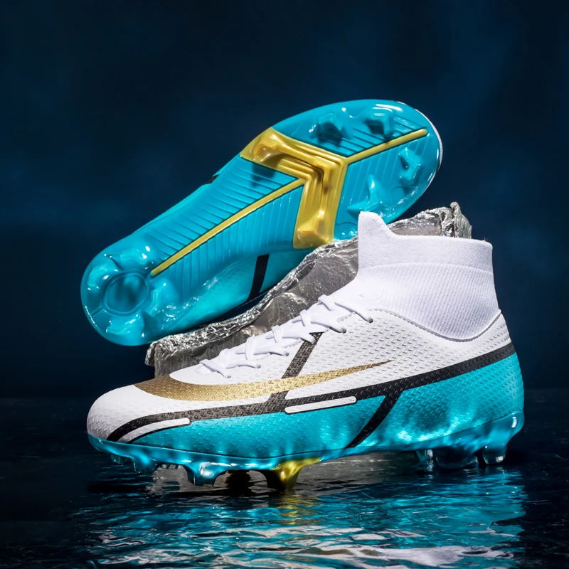 High-quality Non-slip Outdoor Sport Chaussure De Foot Training Shoes Cleats Grass