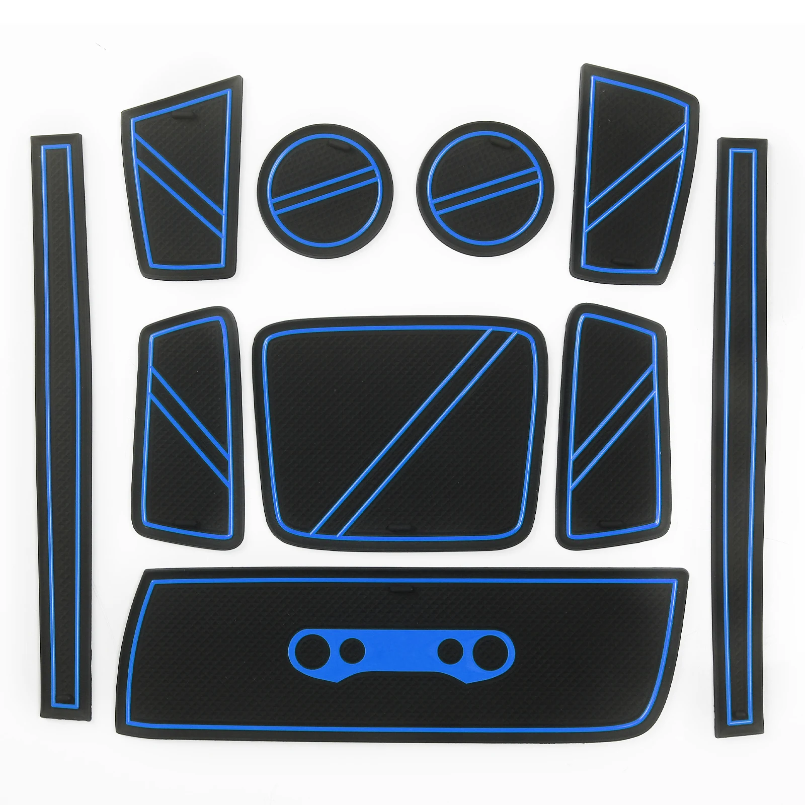 

Для Hyundai Casper 2021-2022: Нескользящие коврики для дверных карманов и подстаканников, аксессуары для интерьера, подставки-коутеры