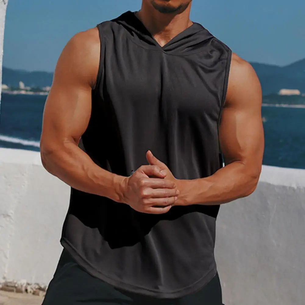 

Summer Vest Washable Men Shirt Polyester Comfortable Stylish Fashion Summer Sports Undershirt