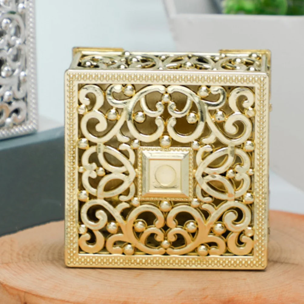 

12Pcs Wedding Candy Box European Style Hollow Candy Container Reusable Sweets Box