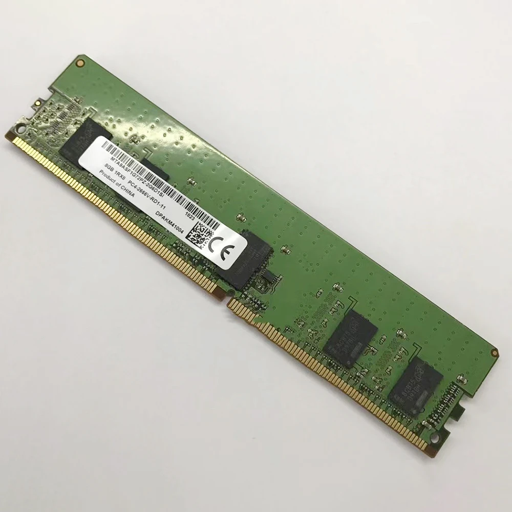 Для MT MTA9ASF1G72PZ-2G6D 8G 8GB 1RX8 DDR4 2666 PC4-2666V-RD1-11 RDIMM Серверная память, быстрая доставка, высокое качество